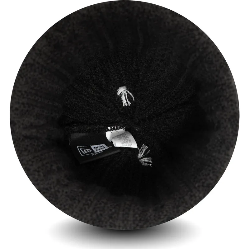 cappelli-pompon-nero-doble-knit-cuff-dei-new-york-yankees-mlb-di-new-era
