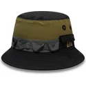 secchi-nero-dei-bucket-negro-y-verde-panelled-adventure-di-new-era