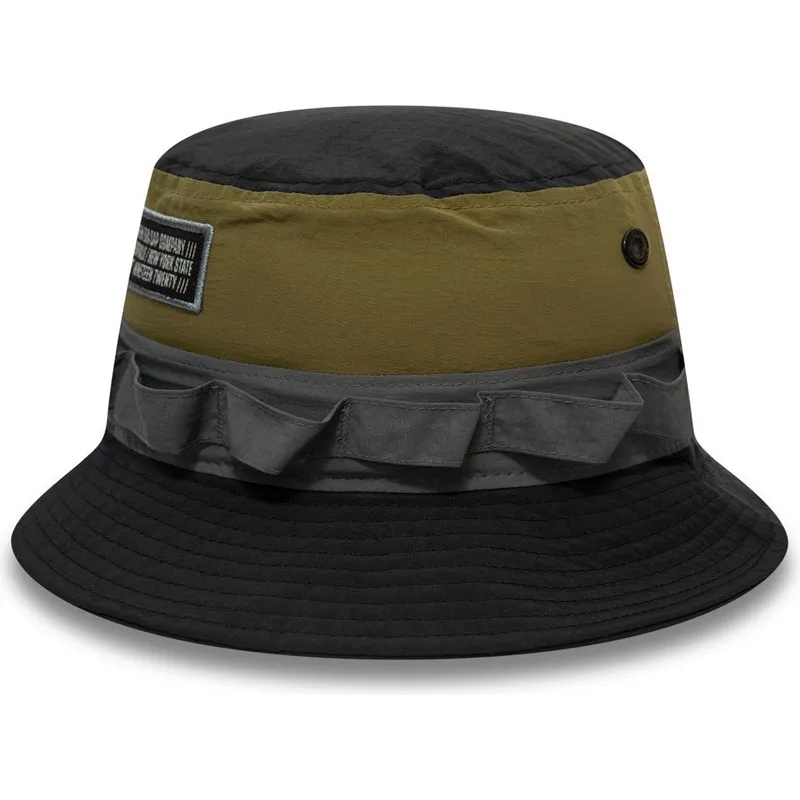 secchi-nero-dei-bucket-negro-y-verde-panelled-adventure-di-new-era