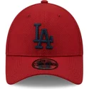 cappelli-curva-rosso-cinghia-regolabile-9forty-diamond-era-dei-los-angeles-dodgers-mlb-di-new-era