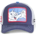 cappelli-curva-blu-marino-snapback-tom-e-jerry-looney-tunes-di-capslab