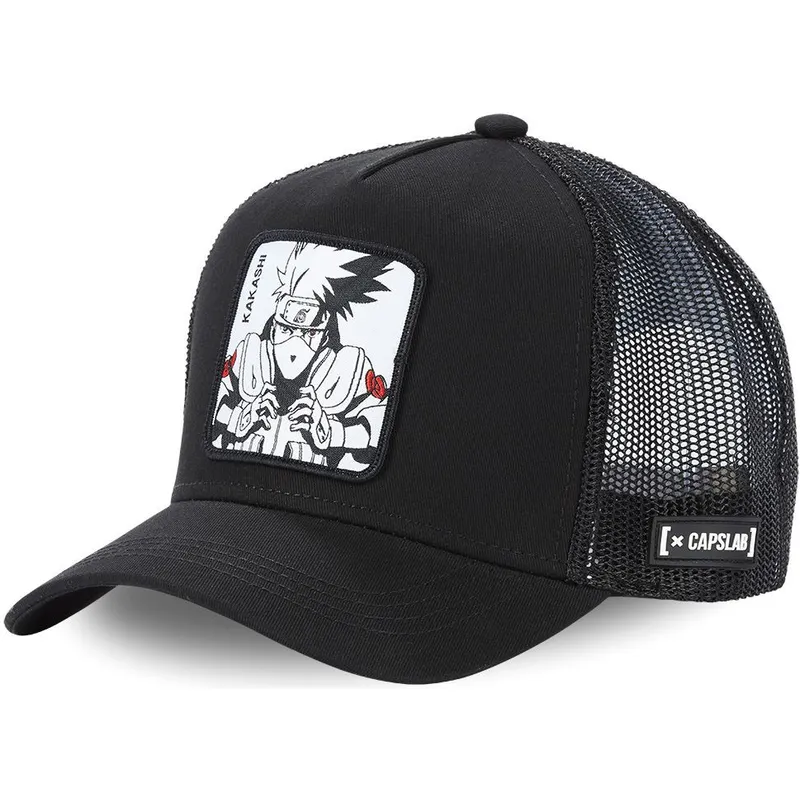 cappellino-trucker-nero-kakashi-hatake-kak2-naruto-di-capslab