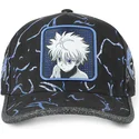 cappellino-curvo-nero-e-blu-regolabile-killua-zoldyck-tag-kir1-hunter-x-hunter-di-capslab