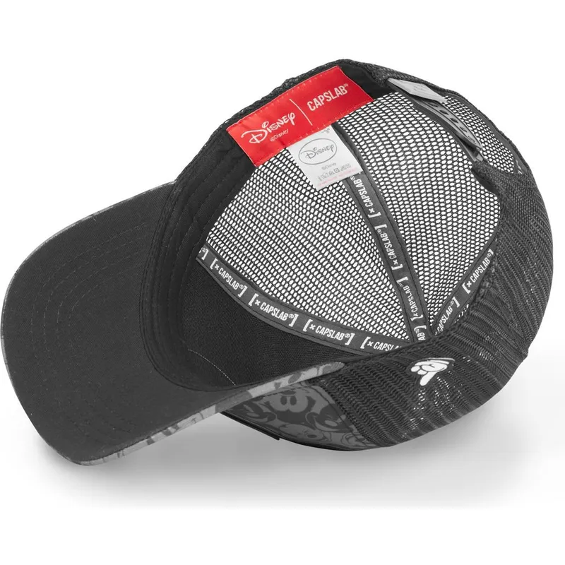 cappelli-curva-nero-snapback-mickey-mouse-disney-di-capslab cappelli-curva-nero-snapback-mickey-mouse-disney-di-capslab