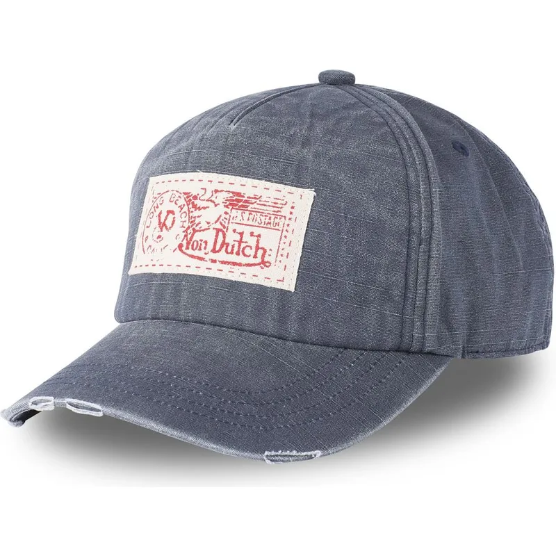 cappelli-curva-grigio-cinghia-regolabile-di-von-dutch