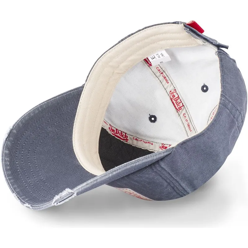 cappelli-curva-grigio-cinghia-regolabile-di-von-dutch