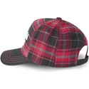 cappellino-curvo-rosso-e-nero-regolabile-hun-di-von-dutch
