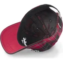 cappellino-curvo-rosso-e-nero-regolabile-hun-di-von-dutch