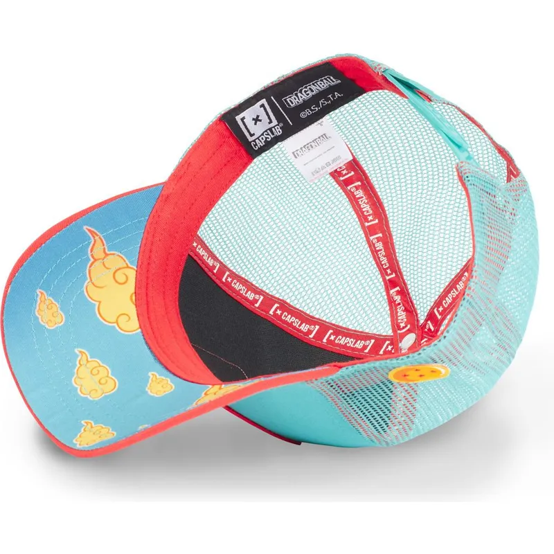 cappelli-curva-blu-snapback-son-goku-dragon-ball-di-capslab cappelli-curva-blu-snapback-son-goku-dragon-ball-di-capslab