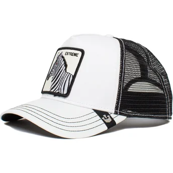 cappellino-trucker-bianco-e-nero-zebra-extreme-exxxtreme-the-farm-di-goorin-bros
