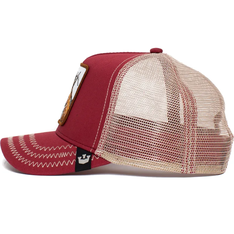 cappelli-curva-rosso-snapback-the-farm-di-goorin-bros