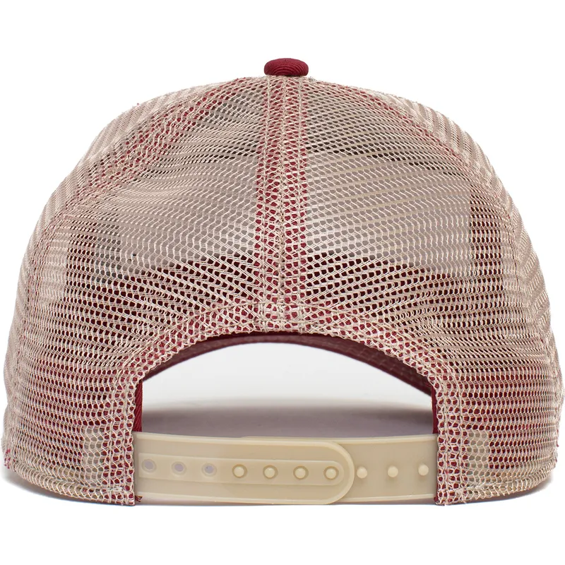 cappelli-curva-rosso-snapback-the-farm-di-goorin-bros