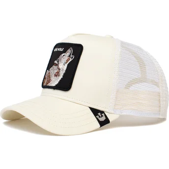 cappellino-trucker-bianco-lupo-the-lone-wolf-lupo-solitario-the-farm-di-goorin-bros
