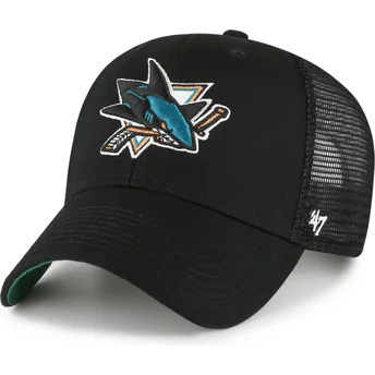 cappellino-trucker-nero-mvp-branson-di-san-jose-sharks-nhl-di-47-brand
