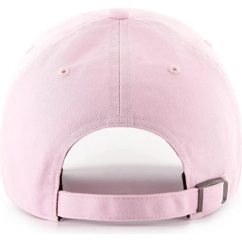 cappelli-curva-rosa-cinghia-regolabile-clean-up-base-runner-dei-new-york-yankees-mlb-di-47-brand