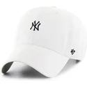 cappellino-curvo-bianco-regolabile-clean-up-base-runner-dei-new-york-yankees-mlb-di-47-brand