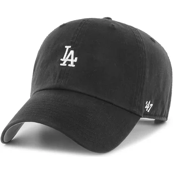 cappelli-curva-nero-cinghia-regolabile-clean-up-base-runner-dei-los-angeles-dodgers-mlb-di-47-brand