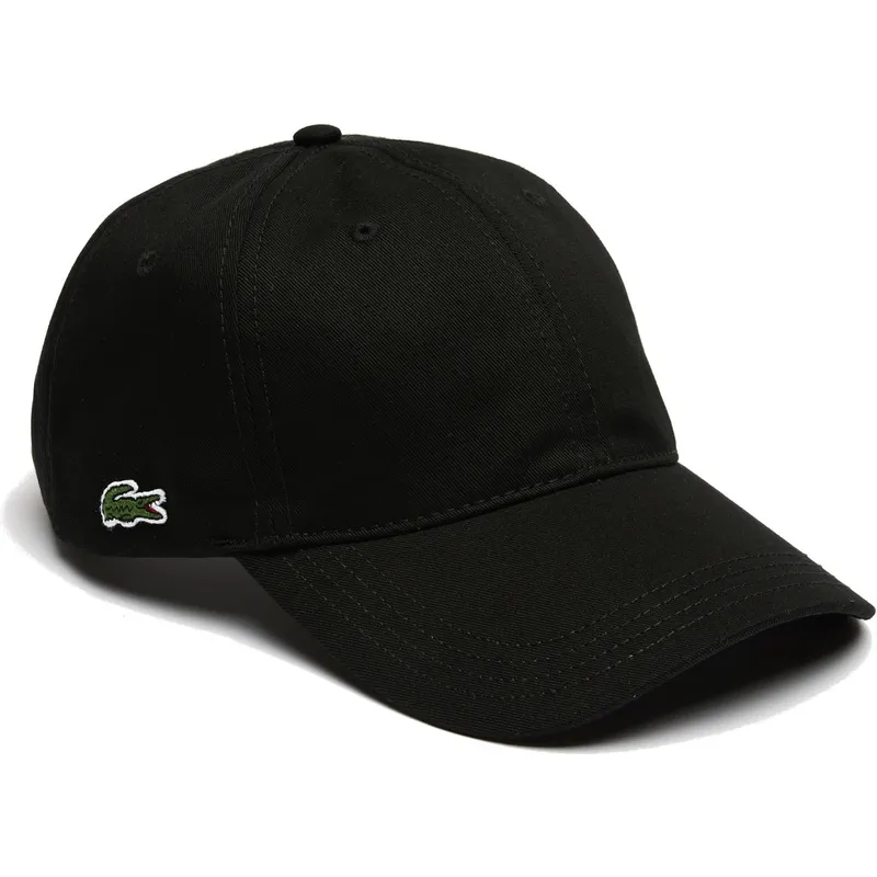 cappelli-curva-nero-cinghia-regolabile-di-lacoste