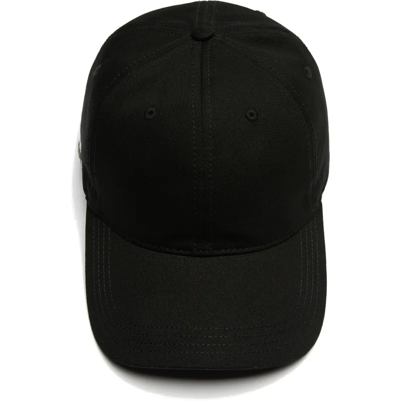 cappelli-curva-nero-cinghia-regolabile-di-lacoste