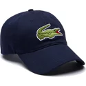 lacoste-curved-brim-contrast-strap-oversized-crocodile-navy-blue-adjustable-cap