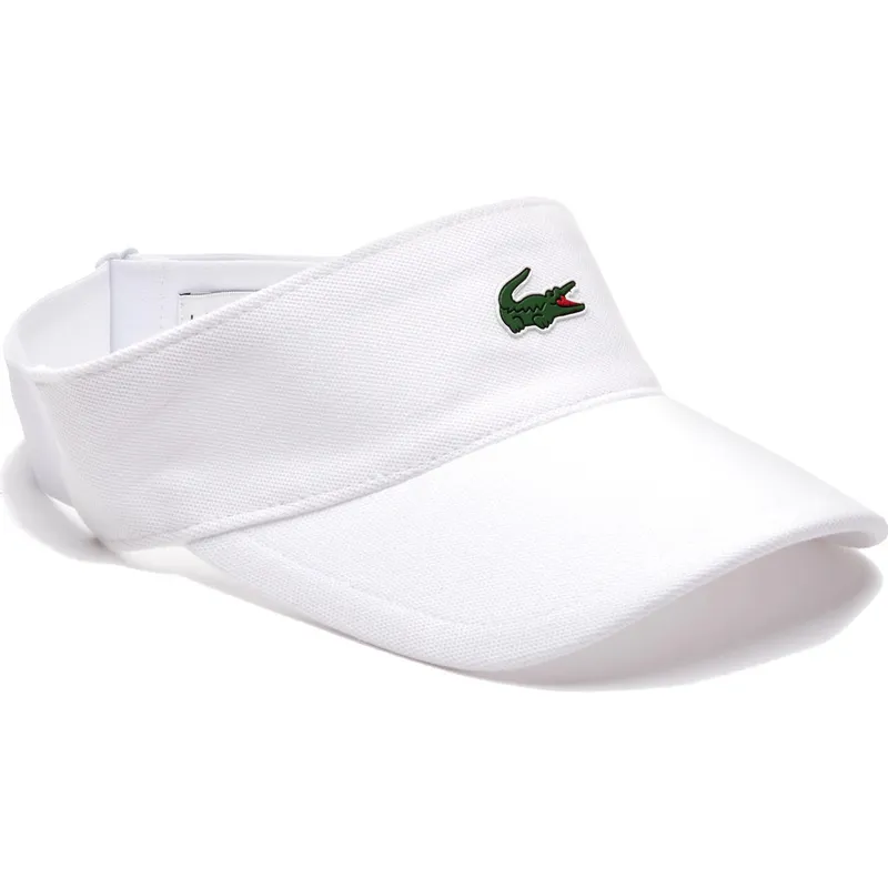visiere-curva-bianco-cinghia-regolabile-di-lacoste visiere-curva-bianco-cinghia-regolabile-di-lacoste