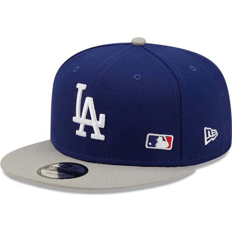cappelli-piatta-blu-snapback-9fifty-team-arch-dei-los-angeles-dodgers-mlb-di-new-era