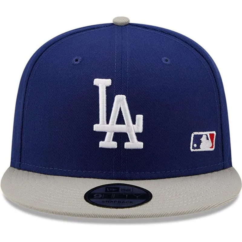 cappelli-piatta-blu-snapback-9fifty-team-arch-dei-los-angeles-dodgers-mlb-di-new-era