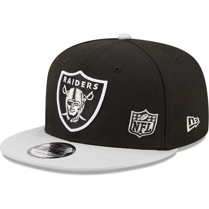 cappelli-piatta-nero-snapback-9fifty-team-arch-dei-las-vegas-raiders-nfl-di-new-era
