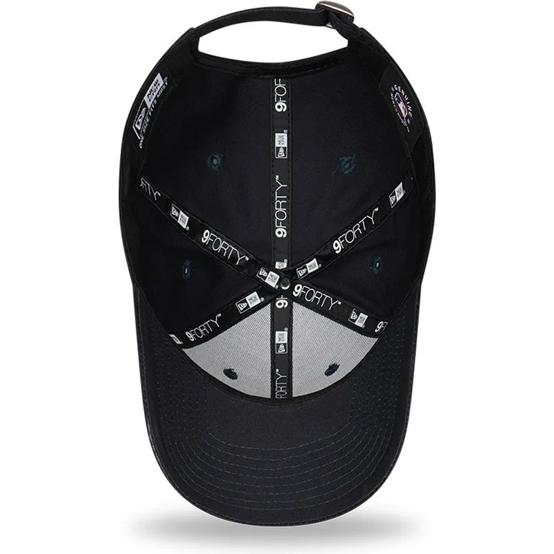 cappelli-curva-blu-marino-cinghia-regolabile-9forty-league-essential-dei-los-angeles-dodgers-mlb-di-new-era