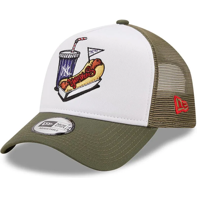 cappelli-curva-bianco-snapback-a-frame-stadium-food-hot-dog-dei-new-york-yankees-mlb-di-new-era cappelli-curva-bianco-snapback-a-frame-stadium-food-hot-dog-dei-new-york-yankees-mlb-di-new-era