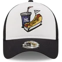 cappelli-curva-bianco-snapback-a-frame-stadium-food-hot-dog-dei-new-york-yankees-mlb-di-new-era
