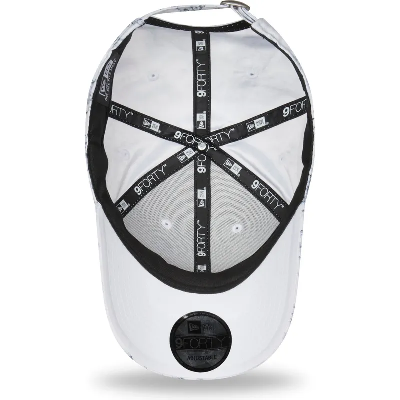 cappelli-curva-bianco-cinghia-regolabile-9forty-di-new-era