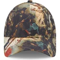 cappellino-curvo-multicolore-regolabile-9forty-la-liberte-guidant-le-peuple-le-louvre-di-new-era