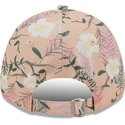 new-era-curved-brim-9forty-floral-los-angeles-dodgers-mlb-pink-adjustable-cap
