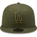 cappello-snapback-piatto-verde-con-logo-verde-9fifty-league-essential-dei-los-angeles-dodgers-mlb-di-new-era