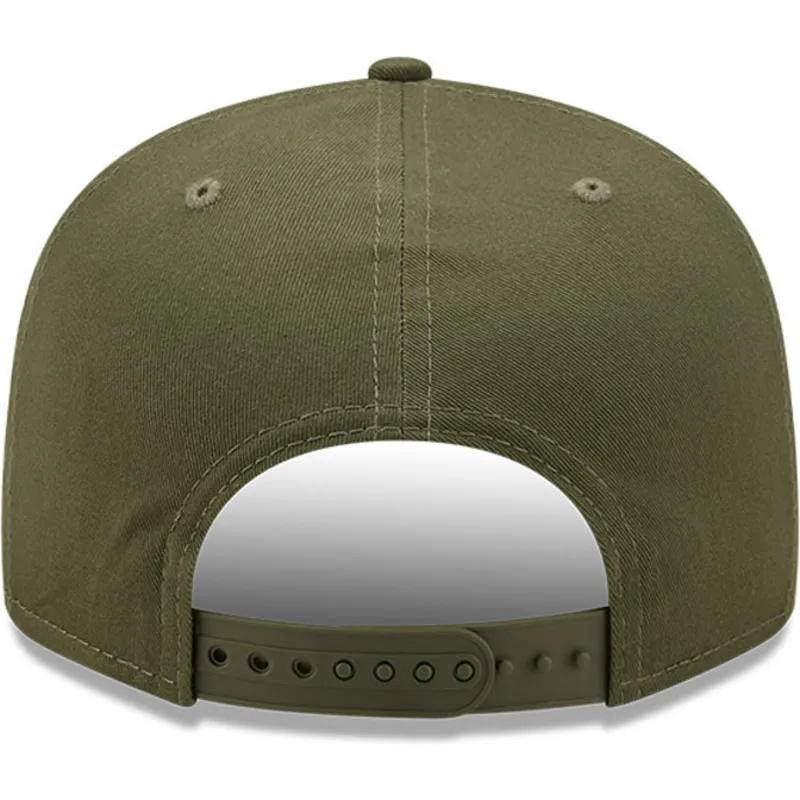 cappelli-piatta-verde-snapback-9fifty-league-essential-dei-los-angeles-dodgers-mlb-di-new-era