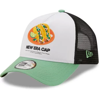 New Era Tacos Food Pack White, Black and Green Trucker Hat
