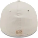 cappellino-curvo-beige-aderente-39thirty-league-essential-dei-los-angeles-dodgers-mlb-di-new-era