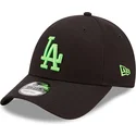 cappelli-curva-nero-cinghia-regolabile-9forty-neon-pack-dei-los-angeles-dodgers-mlb-di-new-era