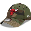 cappellino-curvo-mimetico-regolabile-9forty-dei-chicago-bulls-nba-di-new-era