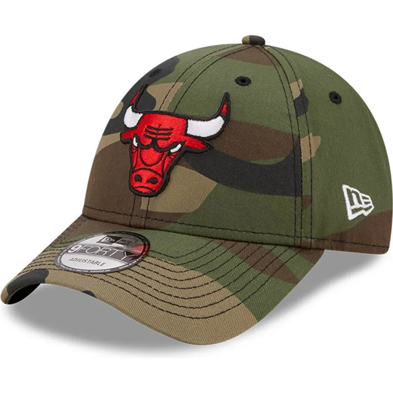 cappelli-curva-mimetizzazione-cinghia-regolabile-9forty-dei-chicago-bulls-nba-di-new-era