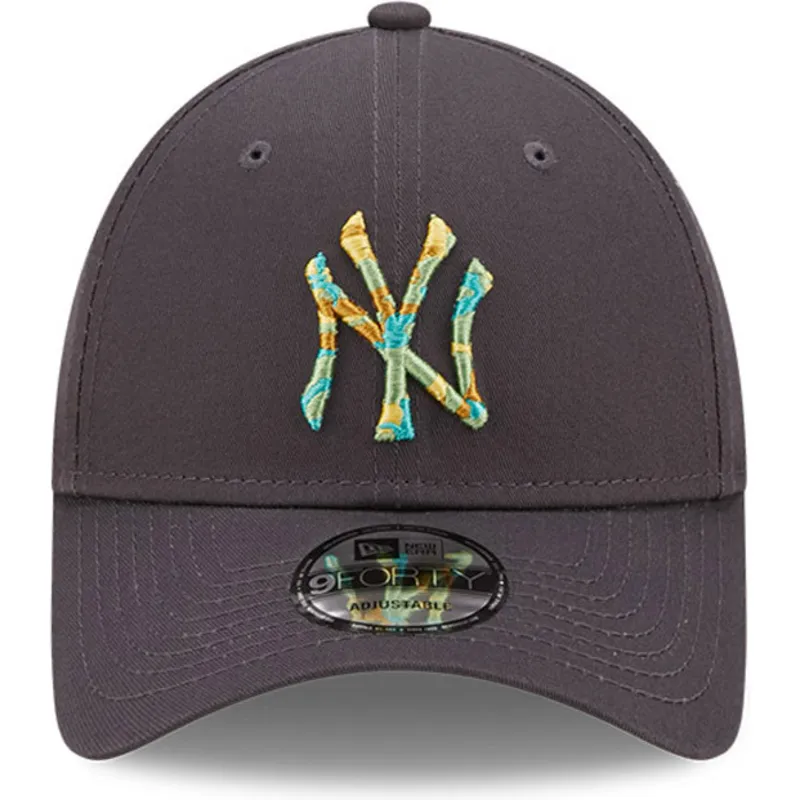 cappellino-curvo-grigio-regolabile-9forty-camo-infill-di-new-york-yankees-mlb-di-new-era