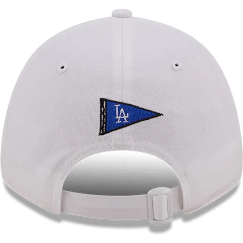 cappelli-curva-bianco-cinghia-regolabile-dorado-9forty-stadium-food-dei-los-angeles-dodgers-mlb-di-new-era