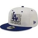 cappelli-piatta-grigio-snapback-9fifty-white-crown-dei-los-angeles-dodgers-mlb-di-new-era