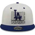 cappelli-piatta-grigio-snapback-9fifty-white-crown-dei-los-angeles-dodgers-mlb-di-new-era