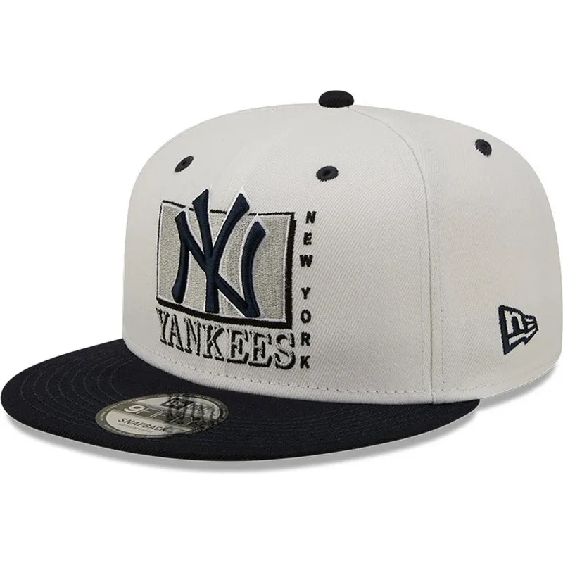 cappelli-piatta-bianco-snapback-9fifty-white-crown-dei-new-york-yankees-mlb-di-new-era