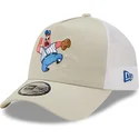 cappelli-curva-beige-snapback-a-frame-sporty-dei-patricio-estrella-bob-esponja-di-new-era
