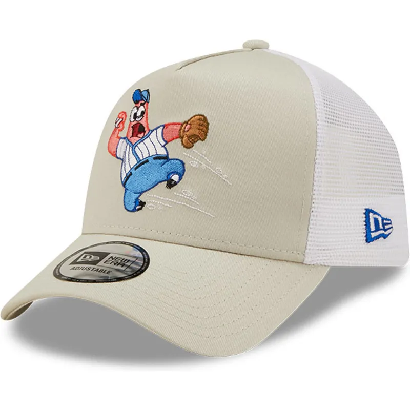 cappelli-curva-beige-snapback-a-frame-sporty-dei-patricio-estrella-bob-esponja-di-new-era cappelli-curva-beige-snapback-a-frame-sporty-dei-patricio-estrella-bob-esponja-di-new-era