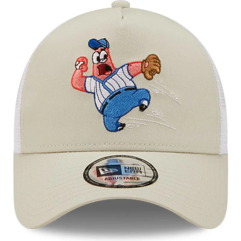 cappelli-curva-beige-snapback-a-frame-sporty-dei-patricio-estrella-bob-esponja-di-new-era cappelli-curva-beige-snapback-a-frame-sporty-dei-patricio-estrella-bob-esponja-di-new-era
