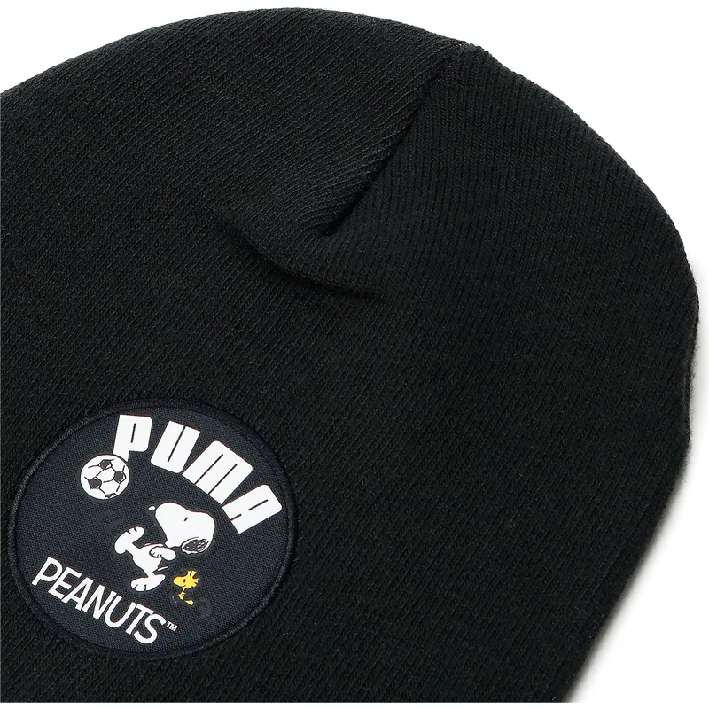 cappelli-nero-per-bambino-classic-cuffless-dei-snoopy-peanuts-di-puma